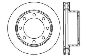 StopTech 00-05 Ford Excursion 4WD / 99-04 F250/F350 Pickup Front Slotted & Drilled Right Rotor