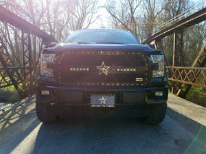 RBP RX-3 Midnight Edition Black LED Bar Grille (Studded) 15-17 Ford F-150 (All Models)