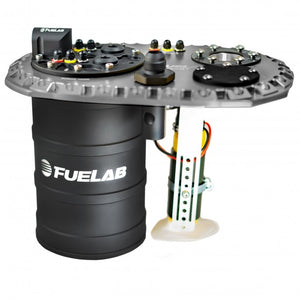 Fuelab Quick Service Surge Tank w/No Lift Pump & Single 500LPH Brushless Pump w/Controller -Titanium