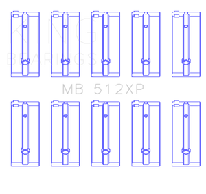 King Ford BDA - European (Size STD) Performance Main Bearing Set