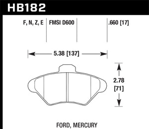 Hawk Performance Ceramic Street Brake Pads