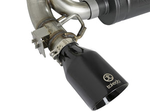 aFe Takeda 3in 304 SS Cat-Back Exhaust System w/ Black Tips 16-18 Ford Focus RS I4-2.3L (t)