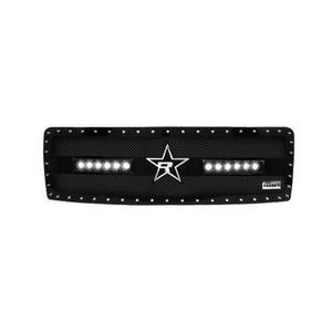 RBP RX-3 Midnight Edition Black LED Bar Grille (Studded) 09-14 Ford F-150 (Except Harley Ed.)