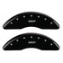 MGP 2 Caliper Covers Engraved Front MGP Black Finish Silver Characters 2007 GMC Canyon