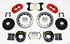 Wilwood Narrow Superlite 4R Rear P-Brk Kit 12.88in Drilled Red 58-64 Olds/Pontiac Ends 2.81in Offset