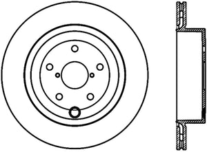 StopTech 08-16 Subaru Impreza WRX STI Left Rear Slotted Cyro Brake Rotor