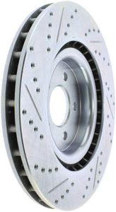 StopTech Select Sport 07-10 Ford Shelby Slotted and Drilled Left Rotor