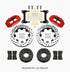 Wilwood Narrow Superlite 6R Front Kit 12.19in Drilled Red 63-87 C10 w/ Wilwood Pro Spindles