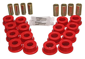 Energy Suspension 84-95 Chevy Corvette Red Rear End Control Arm Bushing Set