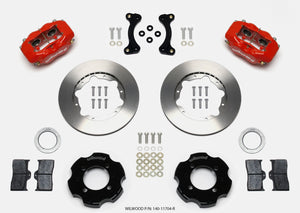 Wilwood Forged Dynalite Front Hat Kit 11.00in Red 95-05 Miata