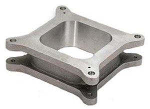 Moroso 4150/4160 Carburetor Spacer - Open Plenum - 2in - Cast Aluminum