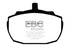 EBC 91-93 Morgan 4/4 1.6 Greenstuff Front Brake Pads