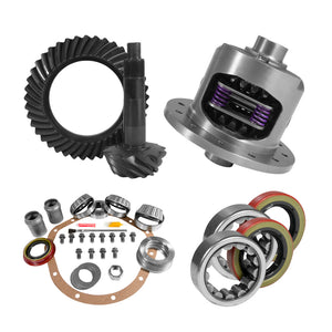 Yukon 8.875in GM 12T 4.11 Rear Ring & Pinion Install Kit 30 Spline Positraction Axle Bearings