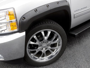 Lund 14-15 GMC Sierra 1500 RX-Rivet Style Smooth Elite Series Fender Flares - Black (4 Pc.)