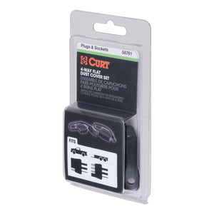 Curt 4-Way Flat Connector Dust Cover Set (Packaged)