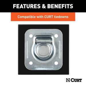 Curt 6in Tie-Down Backing Plate