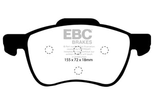 EBC 01-05 Volvo S60 2.3 Turbo T5 Ultimax2 Front Brake Pads