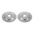 Power Stop 13-14 Ford Mustang Rear Evolution Drilled & Slotted Rotors - Pair