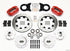 Wilwood Dynapro Dust-Boot Front Kit 12.19in Drill Red 1965-1969 Mustang Disc & Drum Spindle