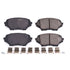 Power Stop 06-15 Mazda MX-5 Miata Front Z17 Evolution Ceramic Brake Pads w/Hardware