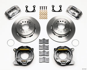 Wilwood Forged Dynalite P/S Park Brake Kit Polished Big Ford 2.36in Offset