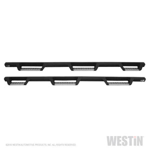 Westin/HDX 99-16 Ford F-250/350 Crew Cab (6.75ft Bed) Stainless Drop Nerf Step Bars - Textured Black