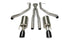 Corsa 05-06 Pontiac GTO 6L V8 2.5in Sport Cat-Back Exhaust + XPipe w/Dual Exit Single 4in BlackTips