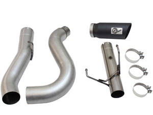 aFe MACHForce XP Exhaust Large Bore 5in DPF-Back SS 13-15 Dodge Trucks L6-6.7L (td) *Black Tip