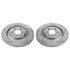 Power Stop 10-11 Audi S4 Rear Evolution Drilled & Slotted Rotors - Pair