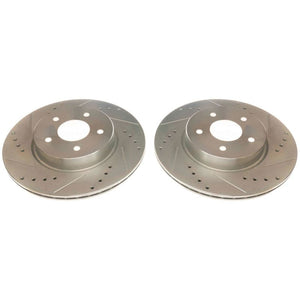 Power Stop 19-20 Infiniti QX50 Rear Evolution Drilled & Slotted Rotors - Pair