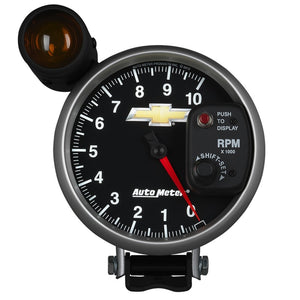 Autometer Performance Parts 5in 0-10000 RPM Tachometer COPO Camaro Gauge w/ Shift Light