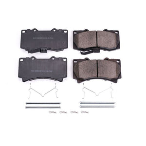 Power Stop 06-10 Hummer H3 Front Z17 Evolution Ceramic Brake Pads w/Hardware