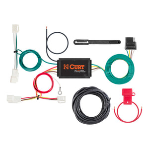 Curt 15-19 Toyota Yaris Custom Wiring Harness (4-Way Flat Output)