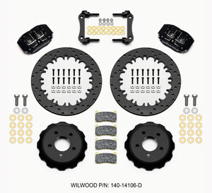 Wilwood Dynapro Radial Rear Drag Kit 12.90in Drilled 2015-Up Mustang