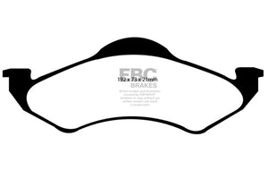 EBC 00-02 Dodge Dakota 2WD 2.5 Ultimax2 Front Brake Pads