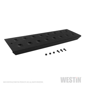 Westin Replacement service kit includes 15.5 inch die stamped step pad and fasteners - Black