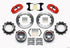 Wilwood Narrow Superlite 4R Rear P-Brk Kit 12.88in Red Strange Eng Floater 3.49in Offset