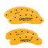 MGP 4 Caliper Covers Engraved Front & Rear Lightning Yellow Finish Black Char 2000 Ford F-150