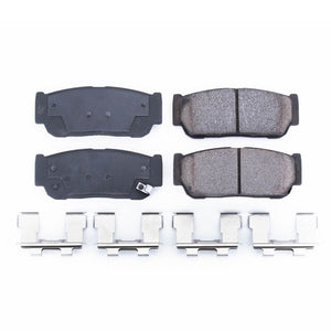 Power Stop 2007 Hyundai Entourage Rear Z17 Evolution Ceramic Brake Pads w/Hardware