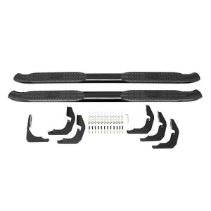 Westin 2007-2013 Chevy Silverado 1500 Ext Cab PRO TRAXX 4 Oval Nerf Step Bars - Black