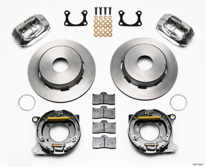 Wilwood Forged Dynalite P/S Park Brake Kit Polished Big Ford 2.36in Offset Currie Blank