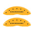 MGP 4 Caliper Covers Engraved Front & Rear With out stripes/Dodge Yellow finish black ch