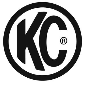 KC HiLiTES FLEX ERA 1 Single Light Cover ONLY (Black/Yellow KC Logo)