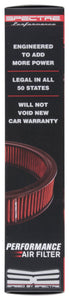 Spectre 1985 Cadillac Seville 5.7L V8 DSL Air Filter 14in. X 3in. - Red