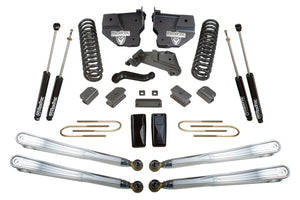 MaxTrac 13-18 RAM 3500 4WD 6in/3in MaxPro Coil Lift Kit w/4-Link Arms & MaxTrac Shocks