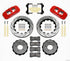 Wilwood AERO6 Front Hat Kit 14.00 Drilled Red 99-06 BMW E46
