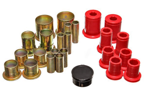 Energy Suspension 73-74 Camaro / 73 GrandAm/GrandPrix Red Control Arm Bushing Set - Complete Set