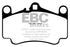 EBC 03-05 Porsche 911 (996) (Cast Iron Rotor only) 3.6 Carrera 4S Bluestuff Front Brake Pads