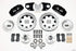 Wilwood Dynapro 6 Front Hub Kit 12.19in Drilled 62-72 CDP B & E Body-Drum