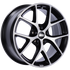 BBS SR 19x8.5 5x112 ET32 Satin Black Diamond Cut Face Wheel -82mm PFS/Clip Required